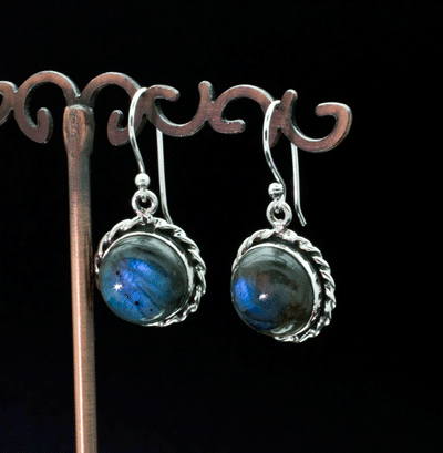 Sterling Silver Labradorite Earrings