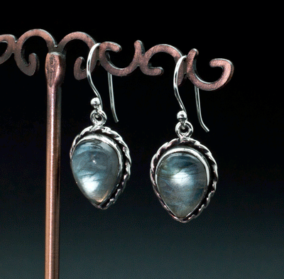 Sterling Silver Labradorite Earrings