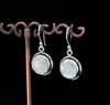 Sterling Silver Moonstone Earrings