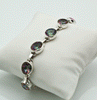 Sterling Silver Mystic Topaz Bracelet