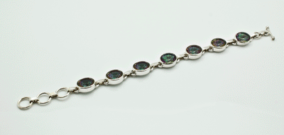 Sterling Silver Mystic Topaz Bracelet