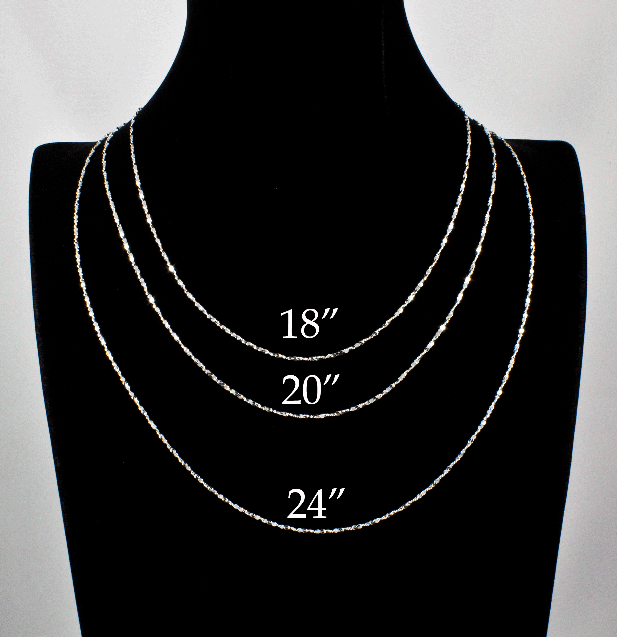Sterling Silver Twisted Serpentine Chain