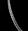Sterling Silver Large 8mm Curb Chain 20"