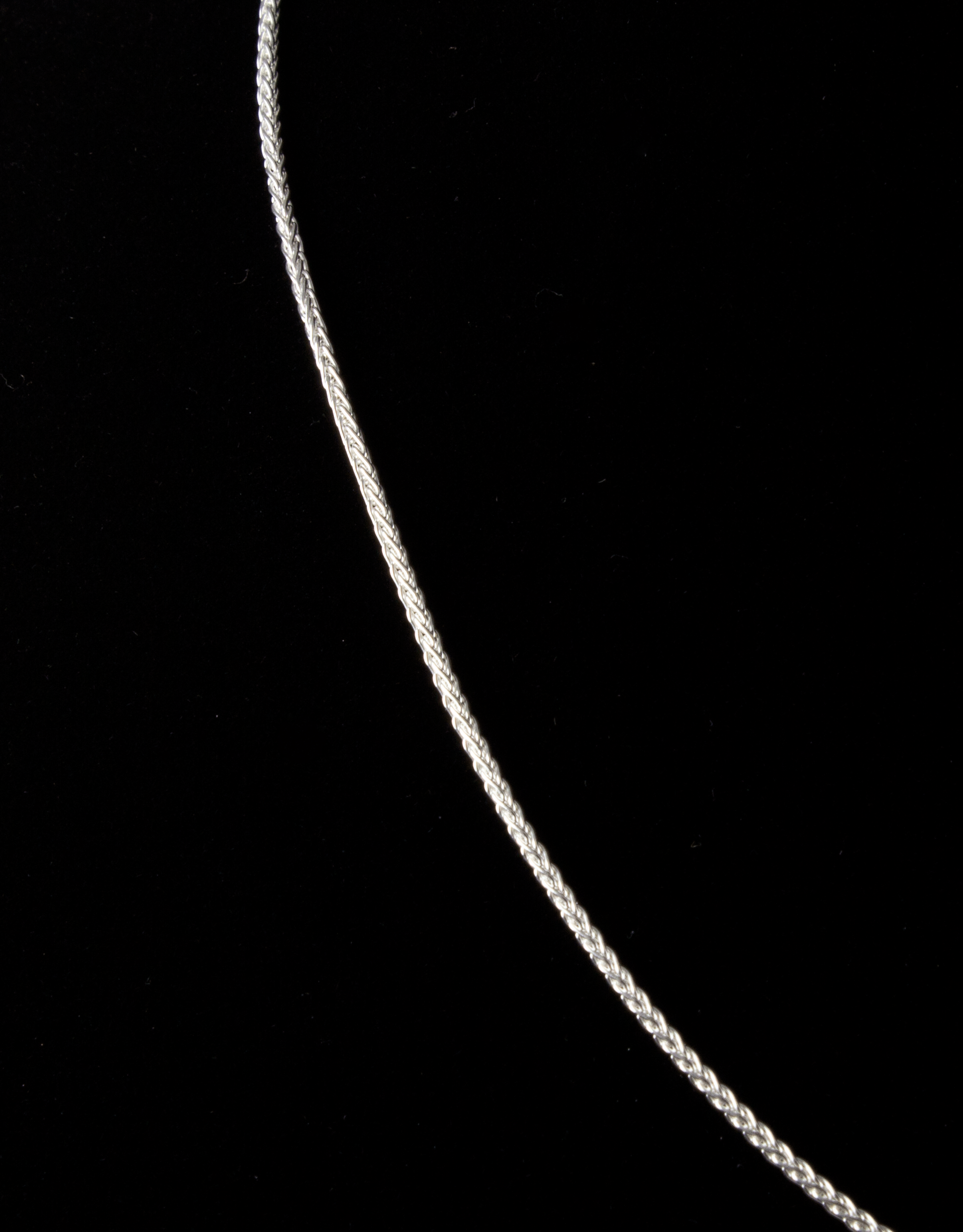 Sterling Silver Adjustable Wheat Chain