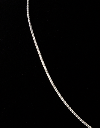 Sterling Silver Adjustable Wheat Chain