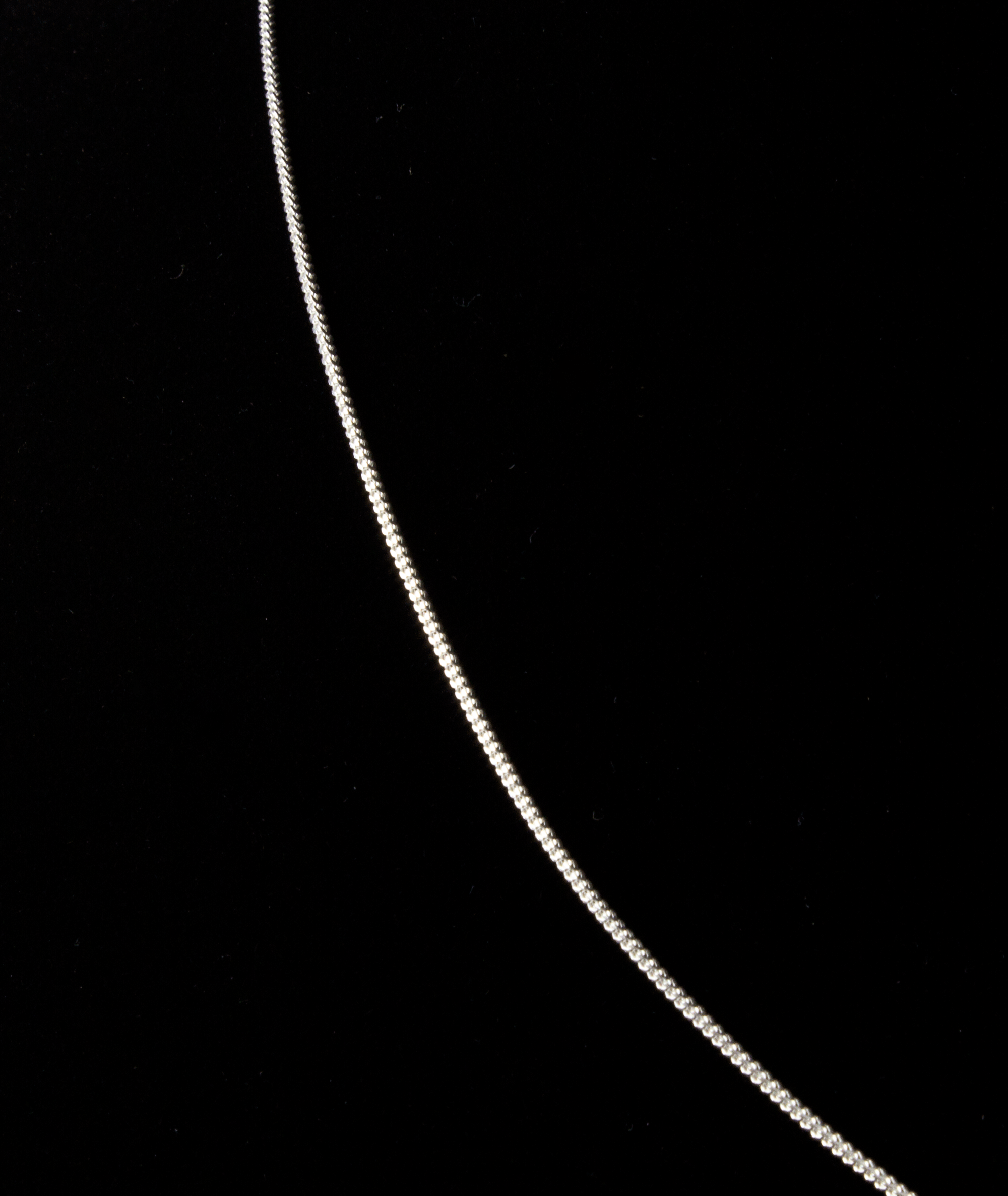Sterling Silver Adjustable Franco Chain