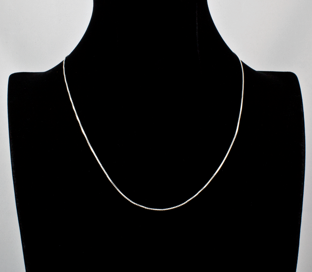 Sterling Silver Adjustable Box Chain