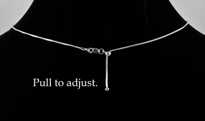 Sterling Silver Adjustable Box Chain