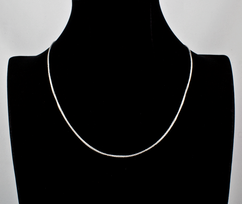Sterling Silver Adjustable Square Snake Chain