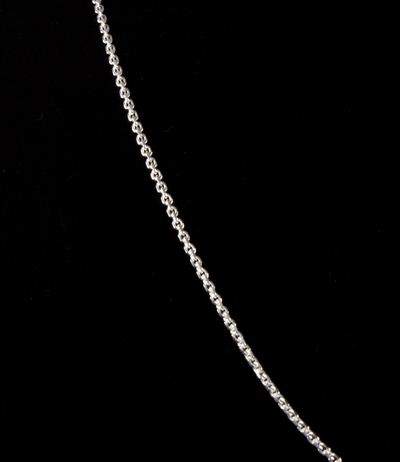 Sterling Silver Adjustable Cable Chain