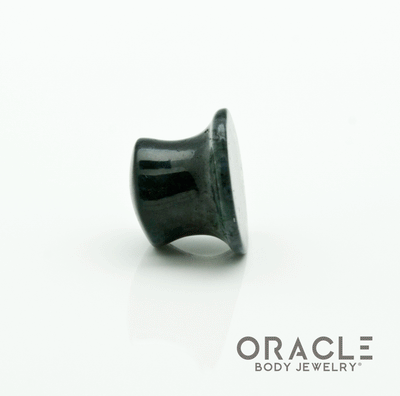 Moss Agate Mayan Style Flare Plugs