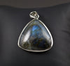 Steel Labradorite Pendant