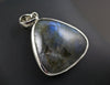 Steel Labradorite Pendant