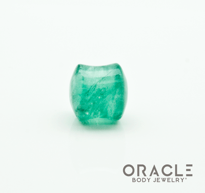 Green Fluorite Double Flare Plugs