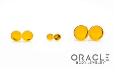 Honey Quartz Single Flare Plugs