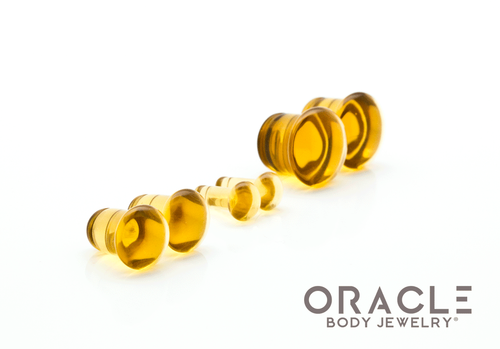 Honey Quartz Single Flare Plugs