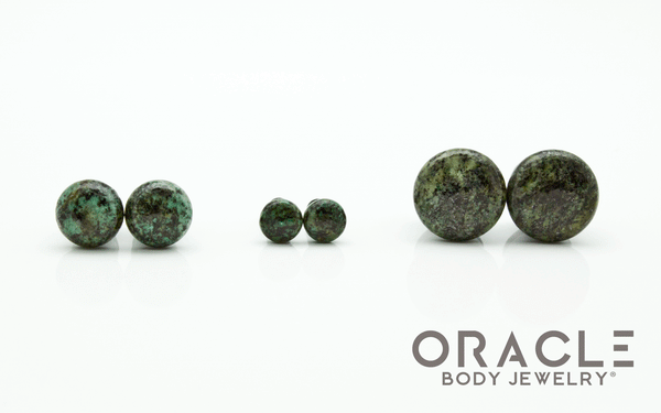 African Turquoise Single Flare Plugs
