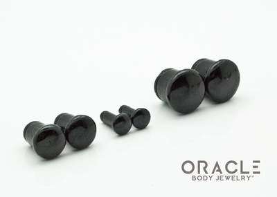 Black Tourmaline Single Flare Plugs