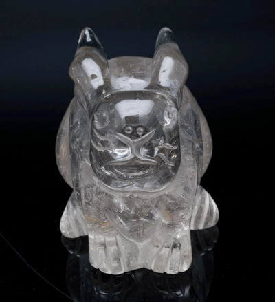 Quartz Bunny Rabbit Carving