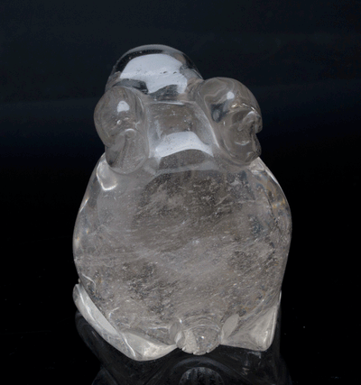 Quartz Bunny Rabbit Carving