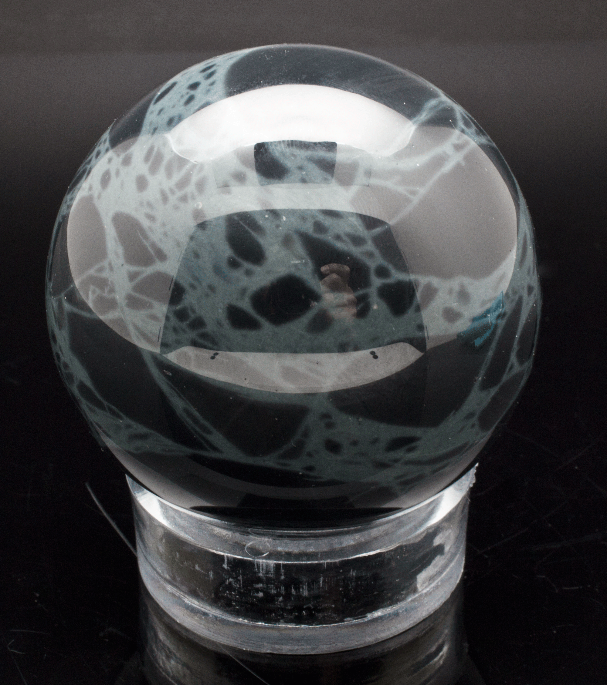 Spiderweb Obsidian 60mm Sphere