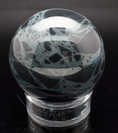 Spiderweb Obsidian 60mm Sphere