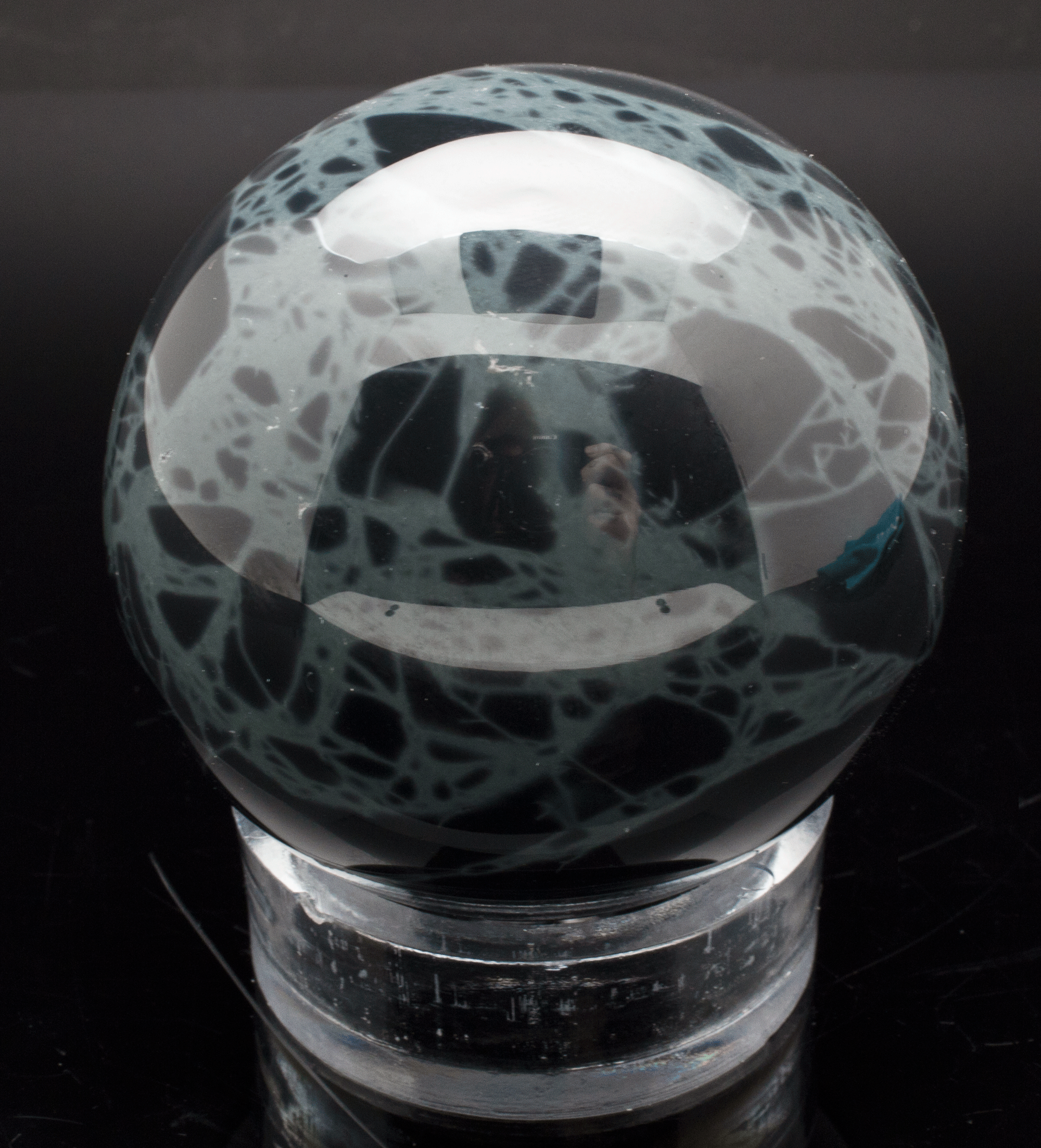 Spiderweb Obsidian 60mm Sphere