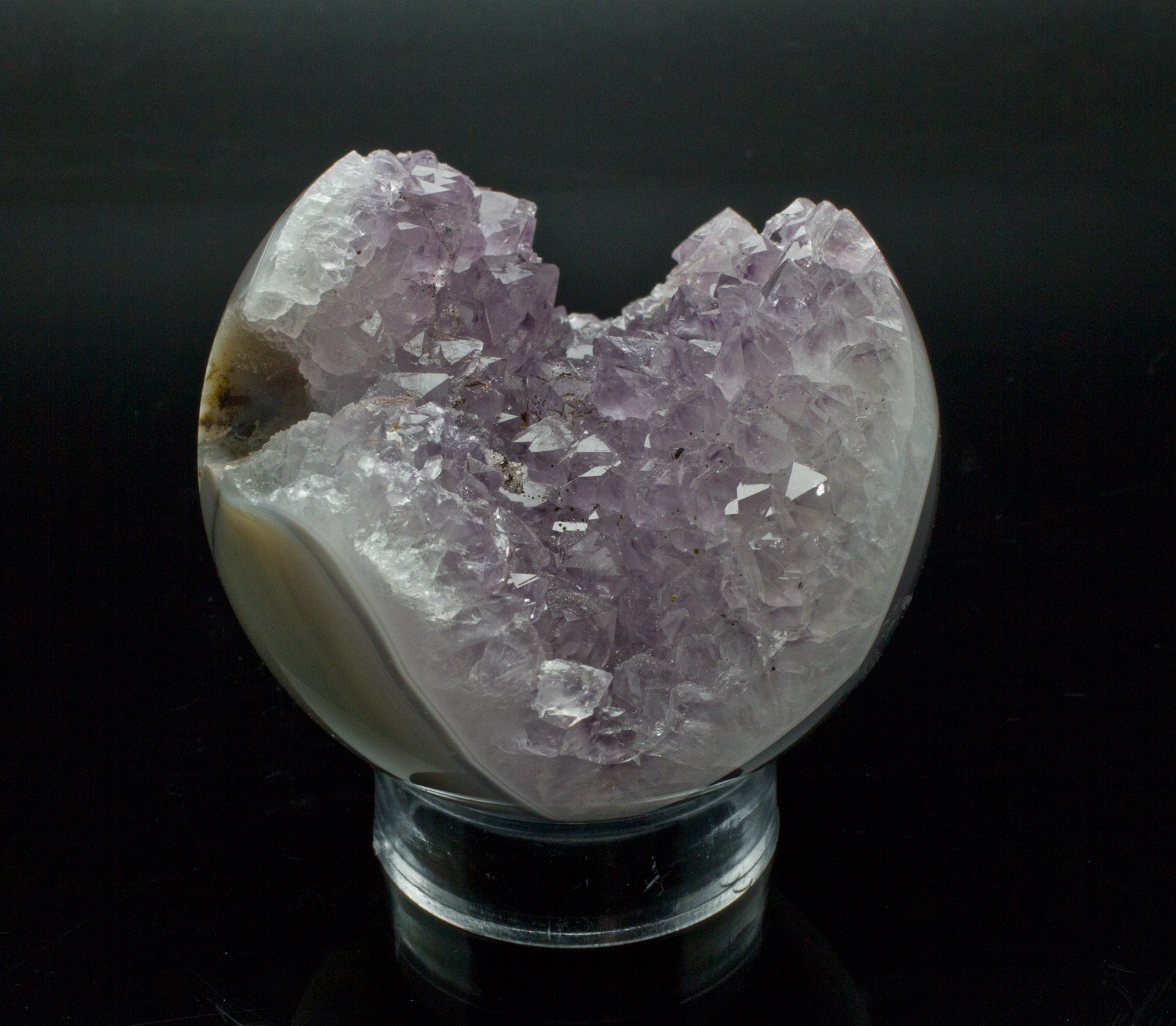 Agate and Amethyst Sphere 75mm