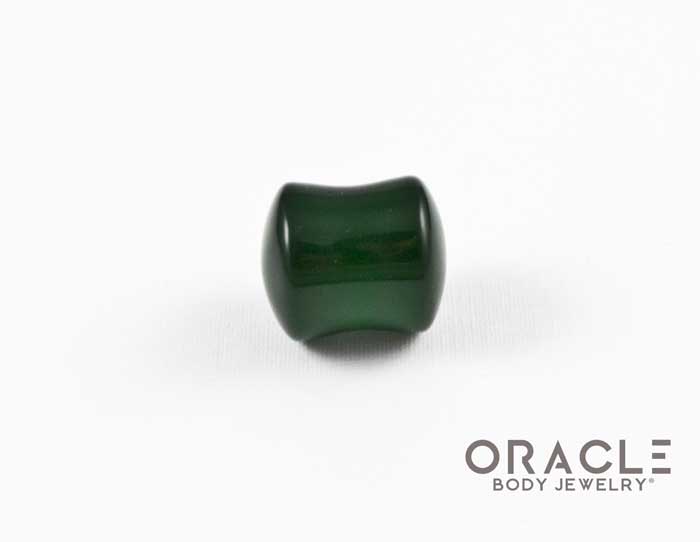 Emerald Dark Green Quartz Double Flare Plugs
