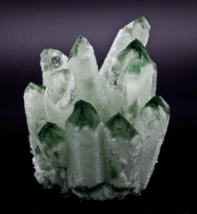 Green Quartz Cluster Specimen