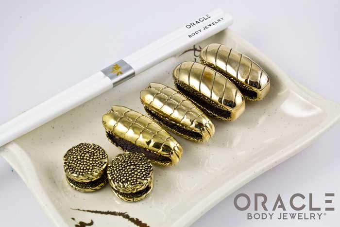 Limited Edition Brass Sushi Weights Set