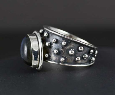 Sterling Silver Labradorite Ring Size 6.5