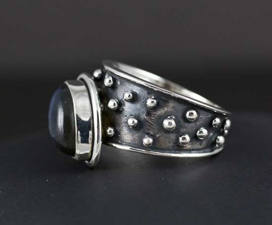 Sterling Silver Labradorite Ring Size 6.5