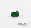 Emerald Dark Green Quartz Single Flare Plugs