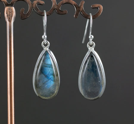 Sterling Silver Labradorite Earrings