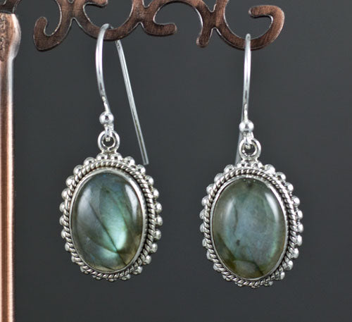 Sterling Silver Labradorite Earrings