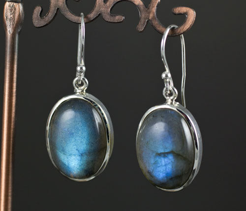 Sterling Silver Labradorite Earrings