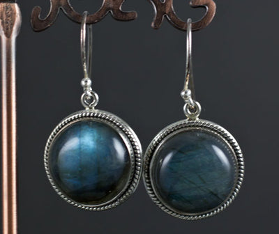 Sterling Silver Labradorite Earrings