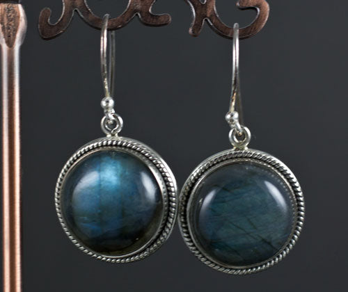 Sterling Silver Labradorite Earrings