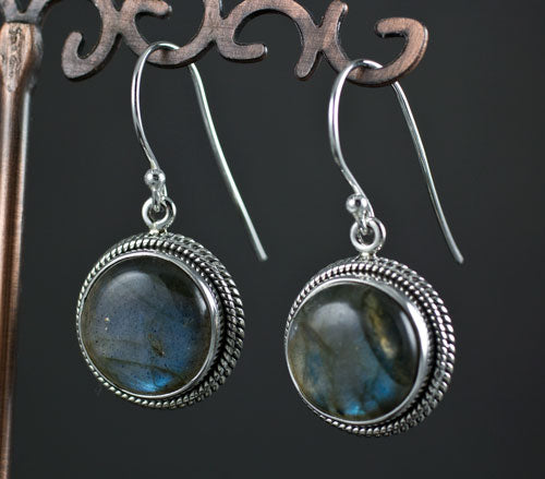 Sterling Silver Labradorite Earrings