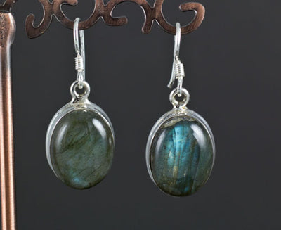 Sterling Silver Labradorite Earrings