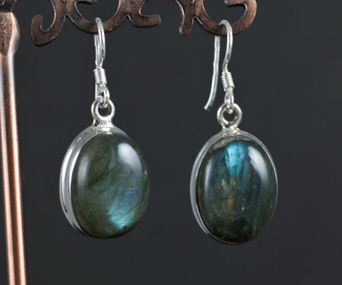 Sterling Silver Labradorite Earrings