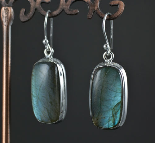 Sterling Silver Labradorite Earrings