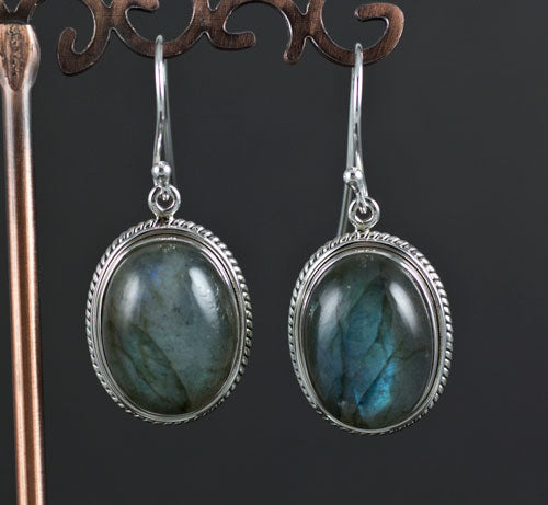 Sterling Silver Labradorite Earrings