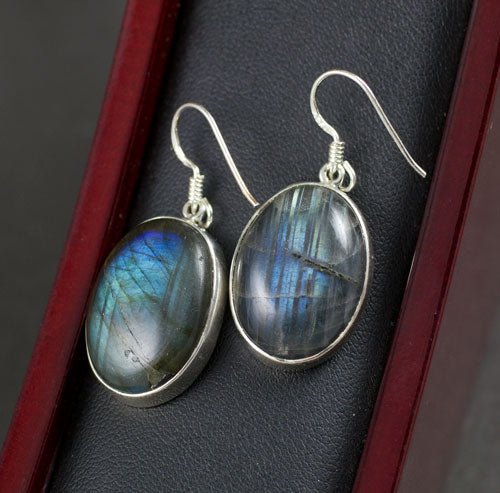 Sterling Silver Labradorite Earrings