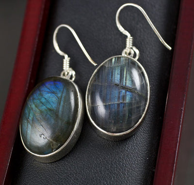 Sterling Silver Labradorite Earrings