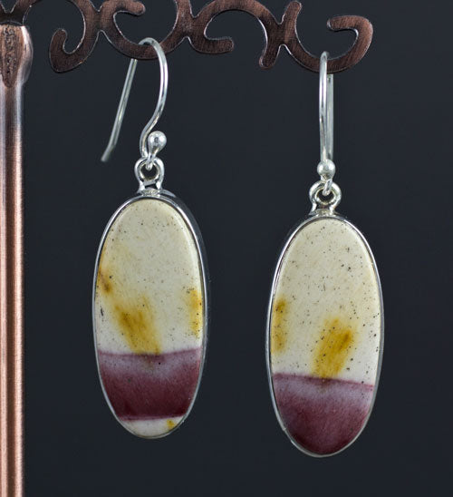 Sterling Silver Mookaite Earrings