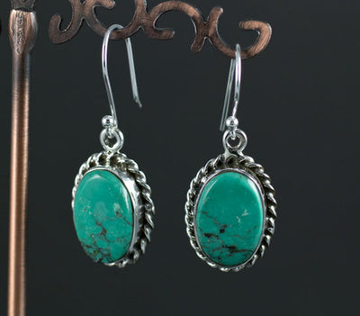 Sterling Silver Turquoise Earrings