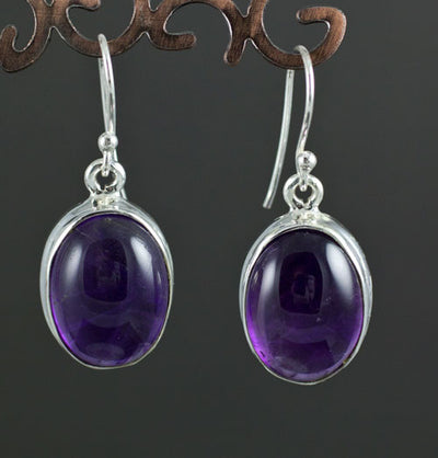 Sterling Silver Amethyst Earrings