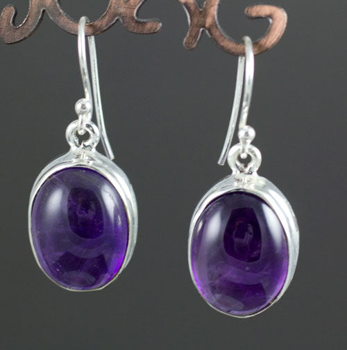 Sterling Silver Amethyst Earrings